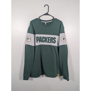NFL Green‎ Bay Packer Sweatshirt XL Green Fleece Crewneck